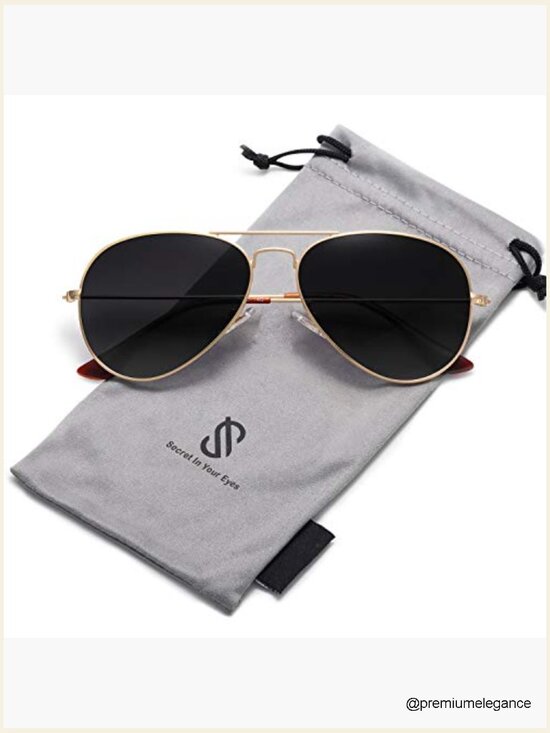 Classic Aviator Polarized Sunglasses for Men Women Retro Style main image 5